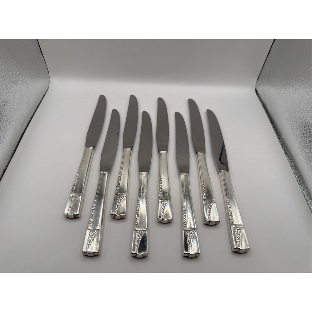 8 PCs Oneida  CAPRICE Nobility Plate Silverplate 9-1/8" Dinner Knives